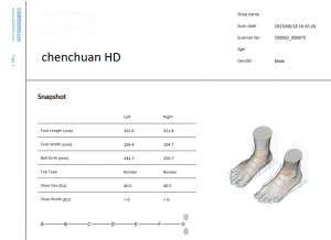 3D foot scanner 三维足部扫描仪